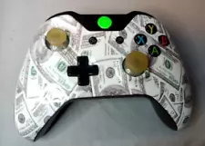 XBOX Controller Money 100 Dollar Bills Custom Used