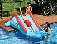 Swimline 90809 Swimming Pool Backyard Poolside Super Slide For Kids