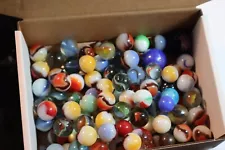 Vintage Marbles! Estate Sale. 1.3 lbs of marbles from large collection! Look!