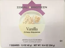 Ideal Protein Vanilla Crispy Squares - 7 packets EXP 073124