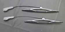 Set of Original Porsche 356 Pre-A 356A Windshield Wiper Arms and Blades