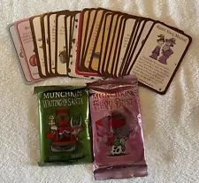 SJG GenCon Munchkin Promo Lot 28 Cards + Waiting For Santa & Fairy Dust Packs