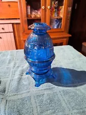 blunique viking glass pot belly stove fairy lamp