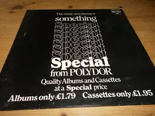 polydor special demo album . shop display not for sale velvet underground plus