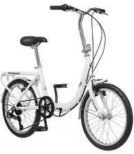 Schwinn S2280 20" Loop Folding Bike - White