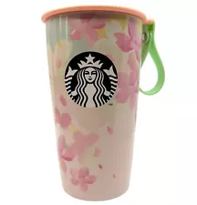 Starbucks Japan SAKURA 2020 Strap Cup Shape Bottle 12oz 355ml