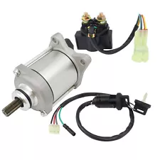 For Honda ATV TRX250TE Fourtrax Recon ES 2008-2020 Starter&Relay&Switch