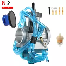 For 2001-2005 Yamaha YZ125 for Dirt Bike Quad ATV Carburetor w/ Air Filter Blue (For: 2005 Yamaha YZ125)