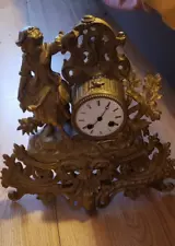 antique brass ornate style clock