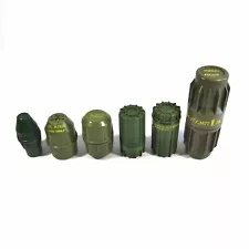 Lot of6 Different Cases Yugo Serbian Military Hard Plastic Containers Waterproof