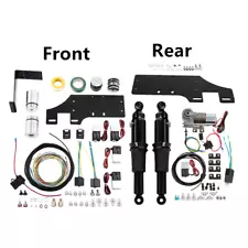 Front Air Ride Lowering Kit & Rear Suspension For Harley Street Road Glide 14-24