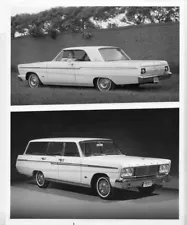 1965 Ford Fairlane Sports Coupe & 500 Station Wagon Press Photo & Release 0064