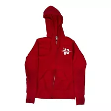 Trader Joe’s Employee Red Full Zip Hoodie Sweatshirt Women’s Size XS