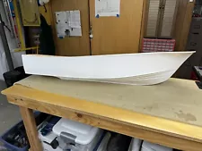 RC BOAT HULL FIBERGLASS SPORT/ FISHING BOAT VERY SOLID USA MADE! 43.75" x 16.5"