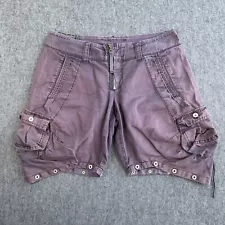 Marithe Francois Girbaud Shorts Mens 34 Purple Punk Streetwear Rave Festival