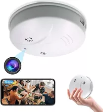 Spy Hidden Camera WiFi Battery Real Smoke Detector 1080p Audio & Video Recording