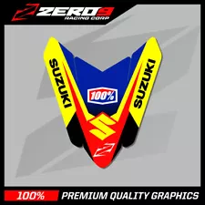 SUZUKI RMZ 250 2019 - 2020 RMZ 450 2018 - 2020 FRONT FENDER DECAL MX GRAPHICS TI