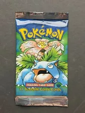 Pokemon 1ST EDITION BASE SET BOOSTER PACK - FACTORY SEALED - (VENUSAUR)