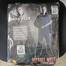 Michael Myers Adult M Jumpsuit & Mask Halloween Costume