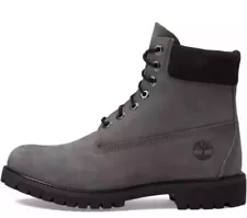 Men's Timberland 6 In. Premium Boot Medium Grey Nubuck (TB0A62BH033)