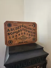 Antique Ouija Board 1920s? Wilder Mfg, no planchette, 21×14” Wood Spirit Board