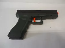 Cool Cosplay Prop Halloween pistol gun with orange safety markings plastic