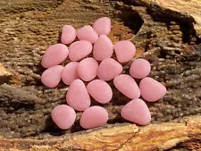 New England Surf-tumbled Sea Glass - Milk Glass Tiny Pinks Great For Jewelry