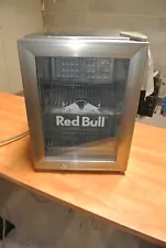 VINTAGE RED BULL MINI FRIDGE INDUSTRIAL BAR STAINLESS