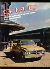 VINTAGE 1969 GMC Pickup SUBUTBAN PANEL CAB CHASSIS 1500-3500 SALES ROOM BROCHURE