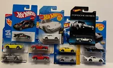 Lot of 11 Hot Wheels PORSCHE 911 TARGA 930 CARRERA 914-6 CAYMAN S 934.5 1/64