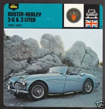 1952-1967 AUSTIN-HEALEY 2.6 /3 LITRE 100 100S 100M CARD