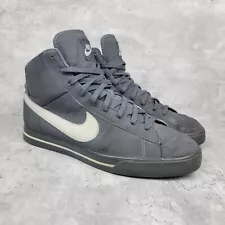 Nike Mens High Top Sneakers Size 12 Grey Sweet Classic High Shoes Skateboard