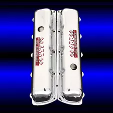 Chrome Valve Covers For 455 Oldsmobile Engines 455 HP Emblems Olds