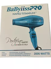 Babyliss Pro Nano Titanium 2000 Watts Hair Dryer Portofino 6600, Gently Used.