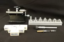 Complete L. E. Wilson Case Trimmer W Holders, Cutters. Custom Stops See Decsript