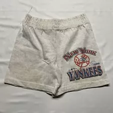 Vintage 90s New York Yankees Shorts Boys Youth Size Small (4) MLB Baseball 1993