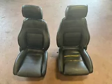 Mazda Rx7 FC S5 Turbo 2 1989 - 1991 Leather Black Seats For Left Hand Drive