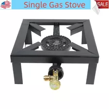 Square Outdoor Gas Stove Lightweight and Portable Tabletop LPG Fiery Stove