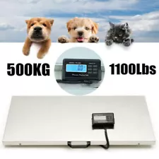 1100 Lbs Heavy Duty Digital Livestock Vet Scale Hog Pet Dog Sheep Goat Scale US