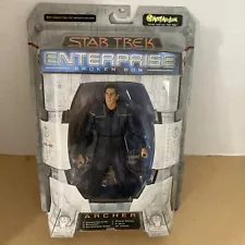 Star Trek Enterprise Broken Bow "Captain Archer" Figure Art Asylum 2002 NEW