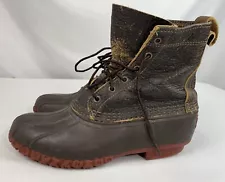 Vintage Bean Boots LL Bean Maine Hunting Shoe Duck Boot Leather Men’s 6.5