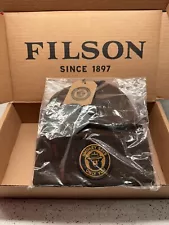 Filson Smokey Bear Only You Ballard Watch Cap Beanie Winter Hat NWT Patch Brown