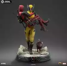 Iron Studios Deadpool and Wolverine Deluxe Limited Edition 1:10 Statue PRE-SALE