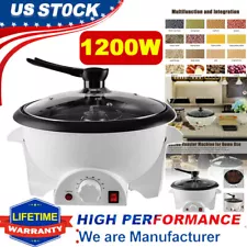 1200W Electric Coffee Bean Roaster Sale Coffee Bean Roasting Machine for Home