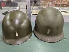 Fantastic WWII US 1LT M-1 Helmet Circa 1943