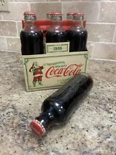 Vintage 6 Pack 1899 Full Bottles 2007 Limited Edition Holiday Coca-Cola (17B)