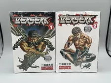 Berserk Manga Vol. 1 & 2 Dark Horse English Paperback Bundle! BRAND NEW SEALED