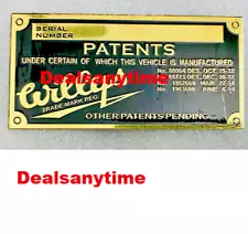 Suitable For Jeeps Willys Data Patents Plate