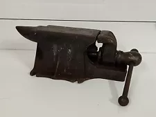 Vintage Blacksmith Anvil Bench Vise Combo