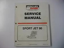 1995 Mercury Marine Factory Service Manual 90-828455 Sport Jet 90 120 hp